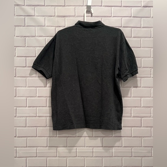 POLO by RALPH LAUREN 100%cotton men short sleeve gray polo shirt/size L - Picture 2 of 5
